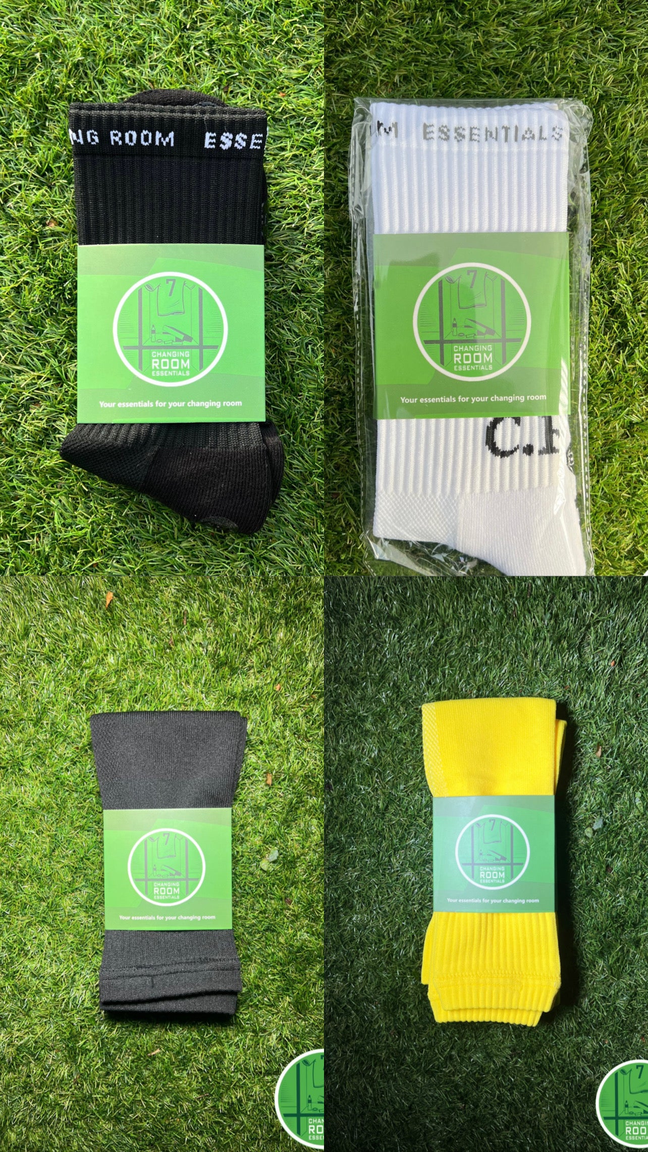 Mix & Match: 2 Premium Grip Socks + 2 Premium Calf Sleeves.
