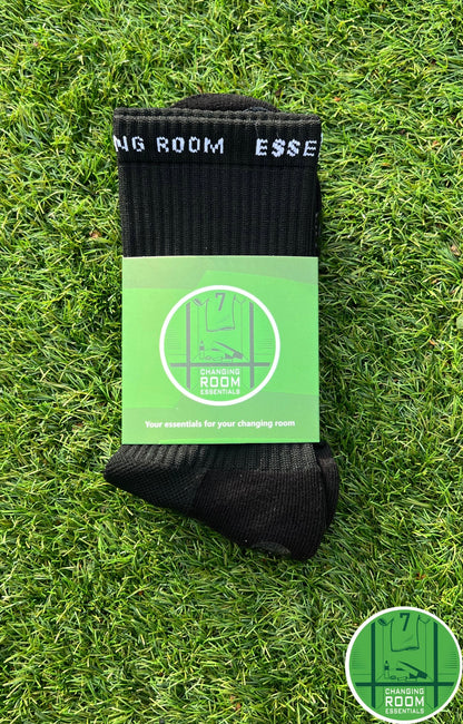 Black C.R.E Premium Grip Socks