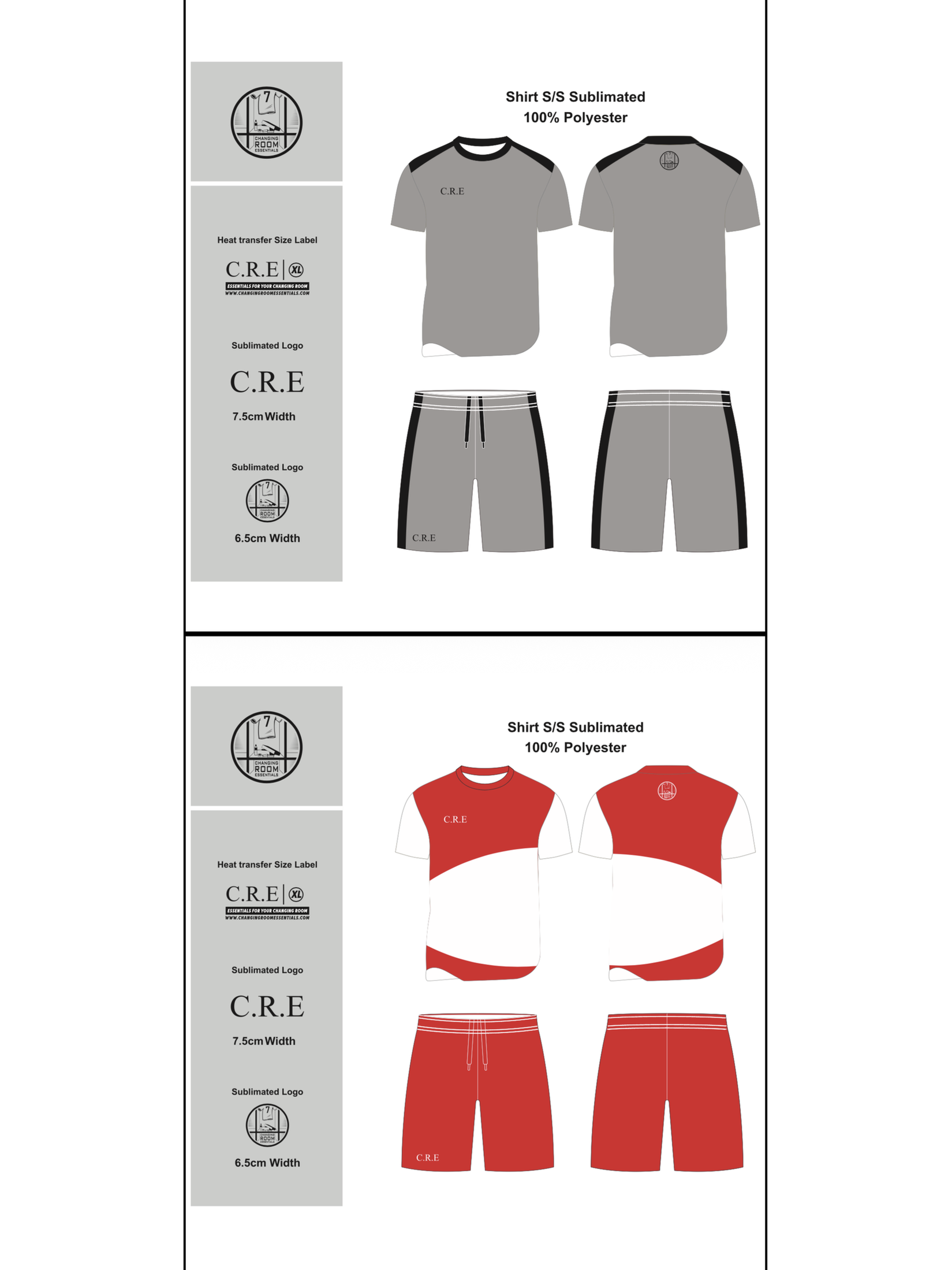 COMBO - 1/4 Zip & Training shirt