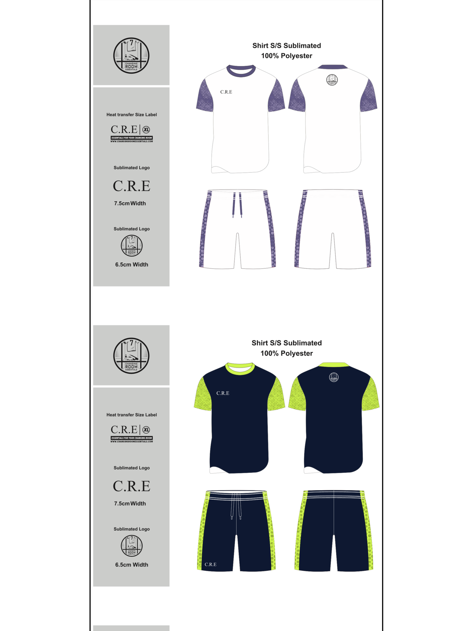 COMBO - 1/4 Zip & Training shirt