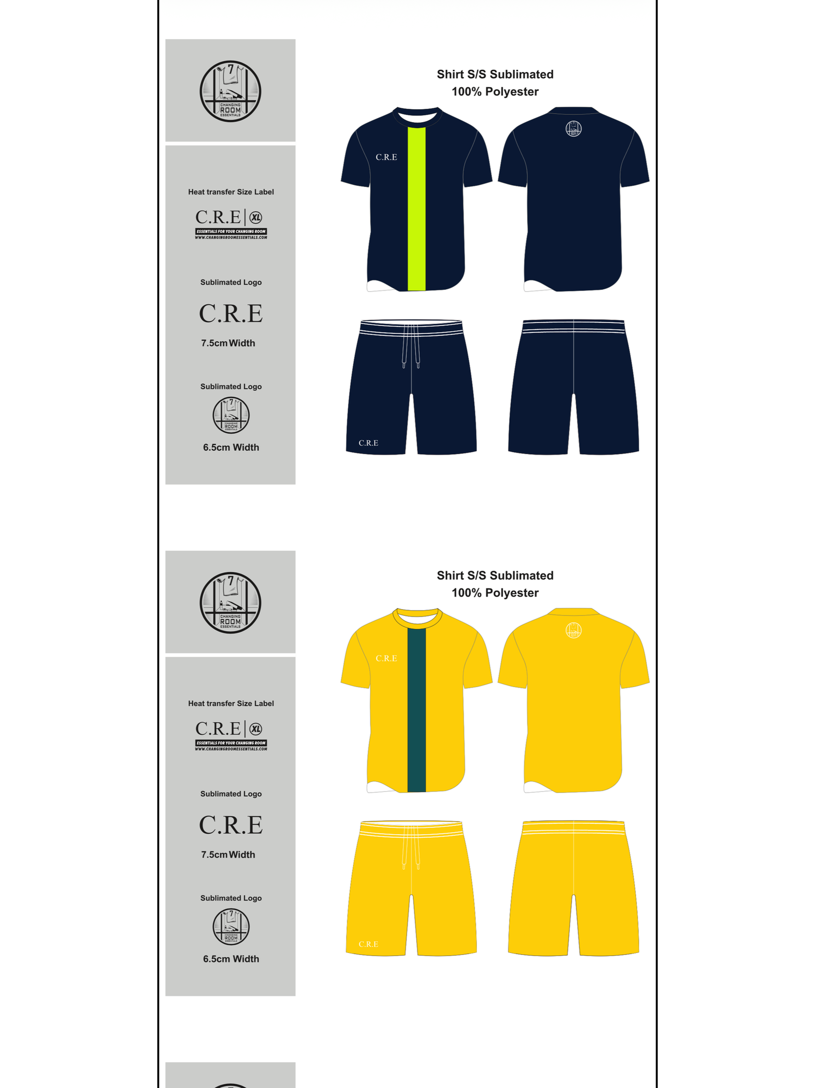 COMBO - 1/4 Zip & Training shirt