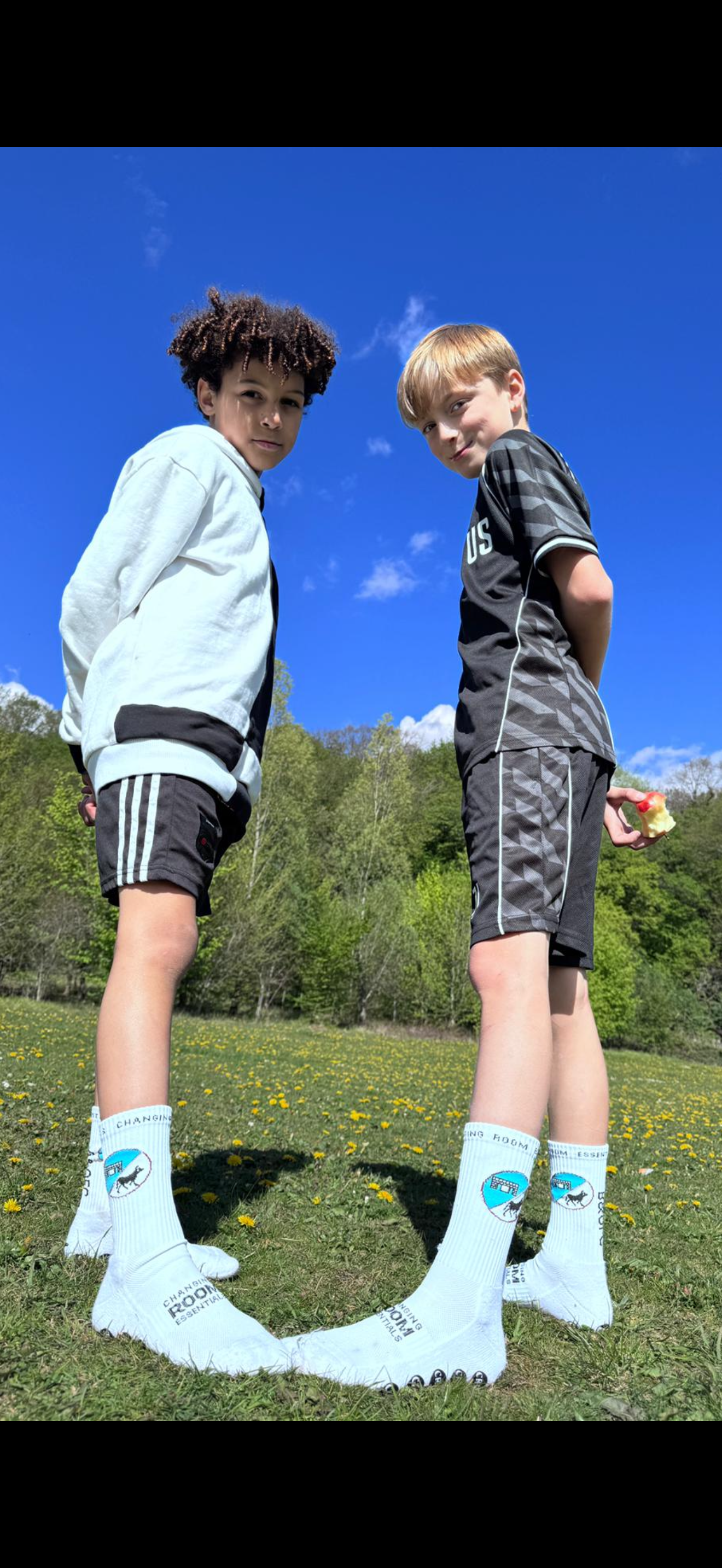 Custom grip socks