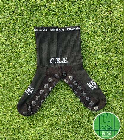 4 X C.R.E Black Premium Socks