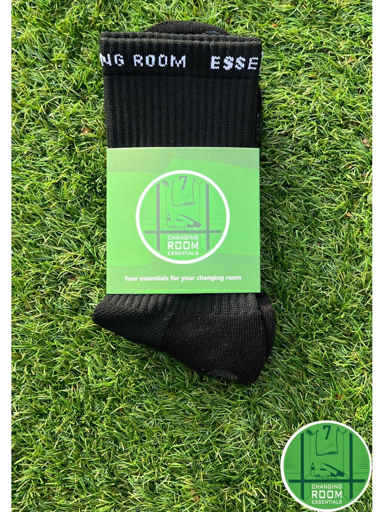 4 X C.R.E Black Premium Socks