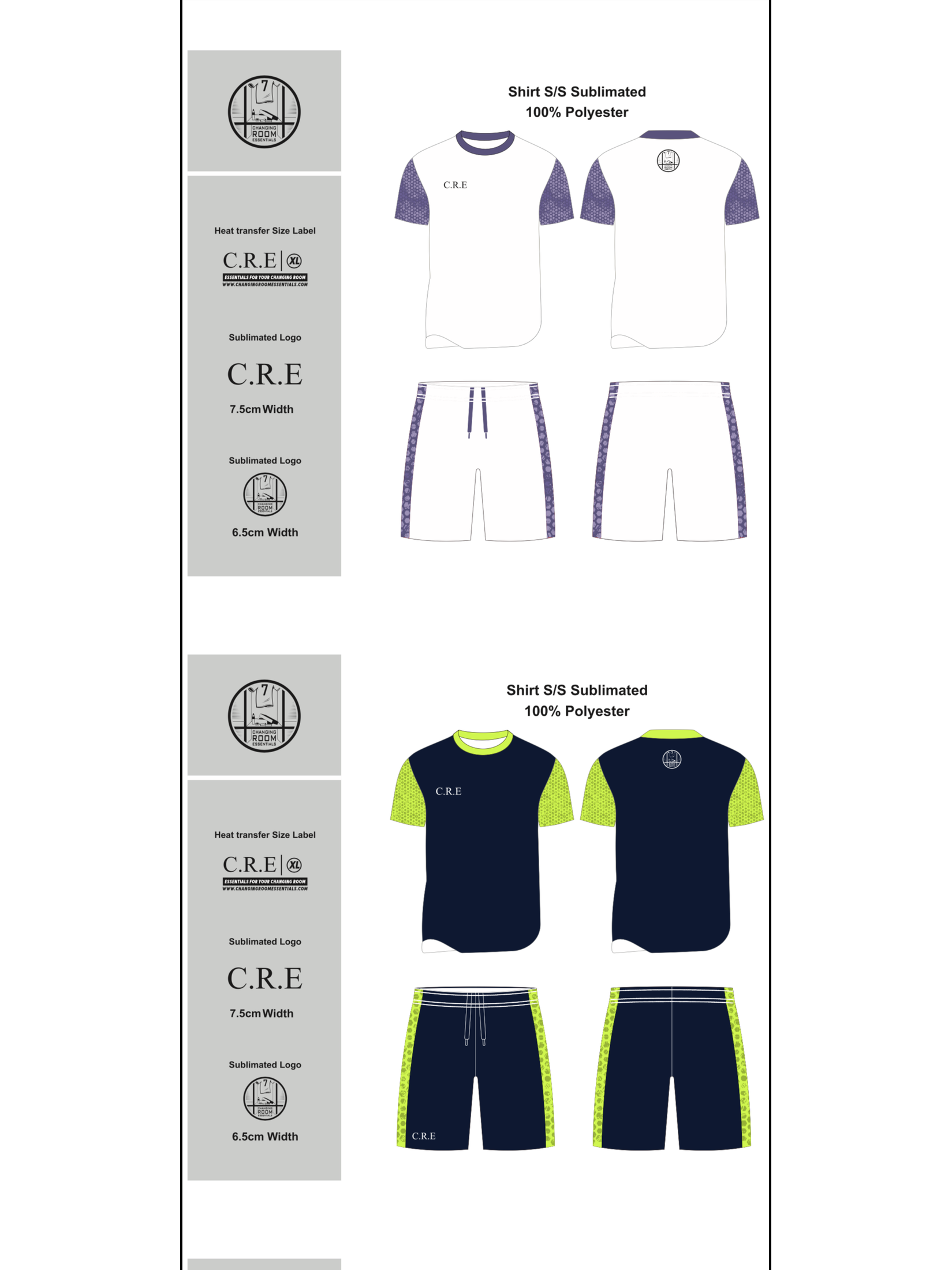 COMBO - 1/4 Zip & Training shirt