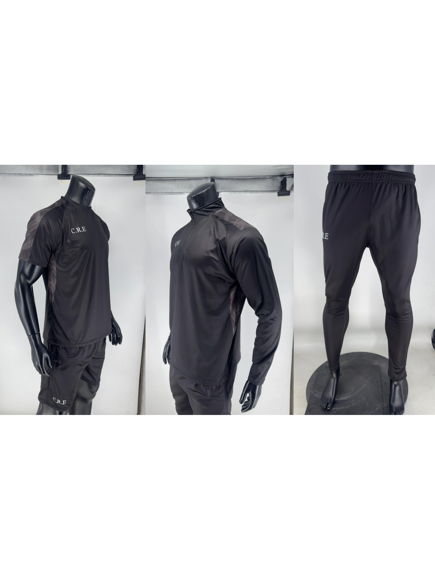 Training Set – T-Shirt, 1/4 Zip Top & technical bottoms